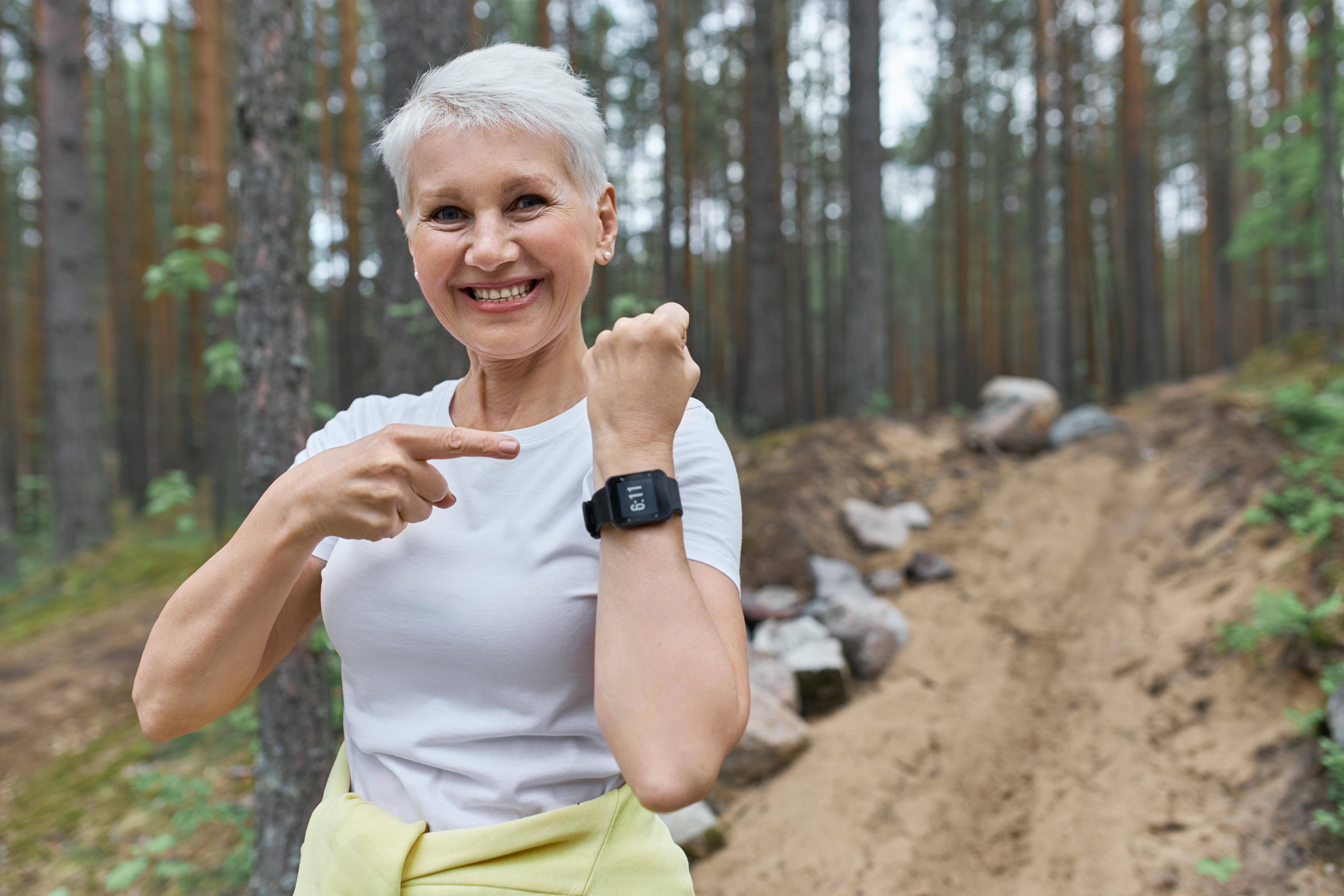 female fitness tracker